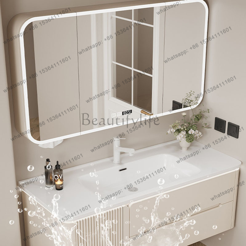 LJYLuxury モダンなバスルームキャビネット収納オーガ - Home Bathroom Vanity Combo のレビューと価格
