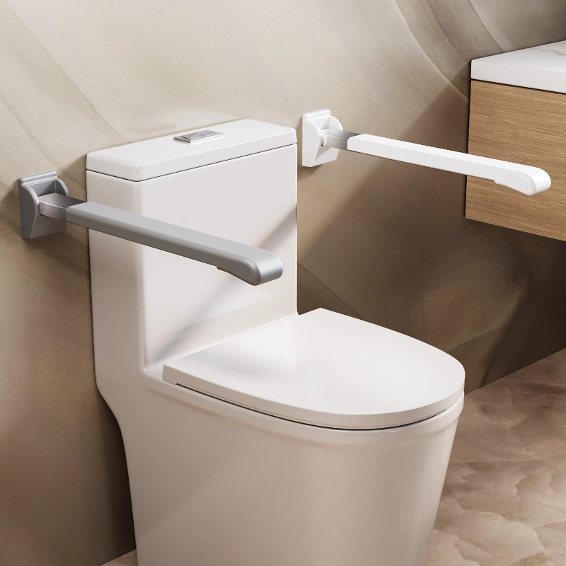 トイレ安全ハンドル折りたたみ式グラブバー ステンレス鋼滑り止 - Home Bathroom Grab Bar のレビューと価格