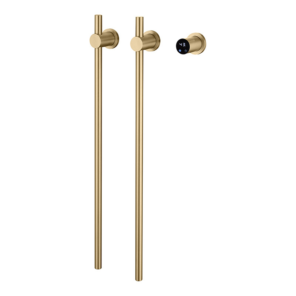 縦型マットホワイト80.5x2.2cm 2連電気タオルウォー - Towel Warmer Electric のレビューと価格
