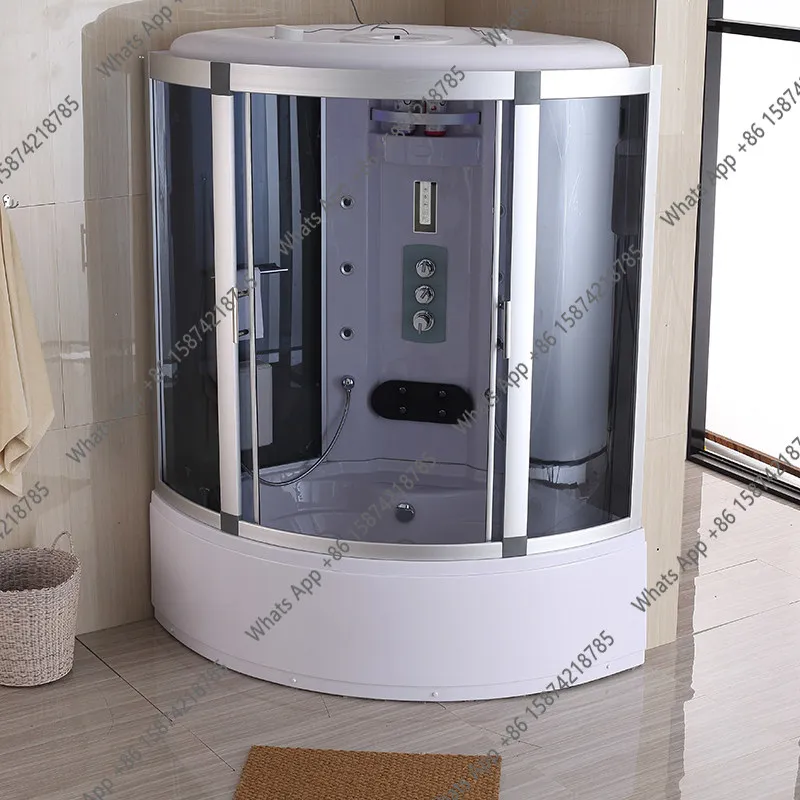 ハイインテグラルシャワールーム 長方形バスタブ付き 完全密閉 - Home Bathroom Shower のレビューと価格