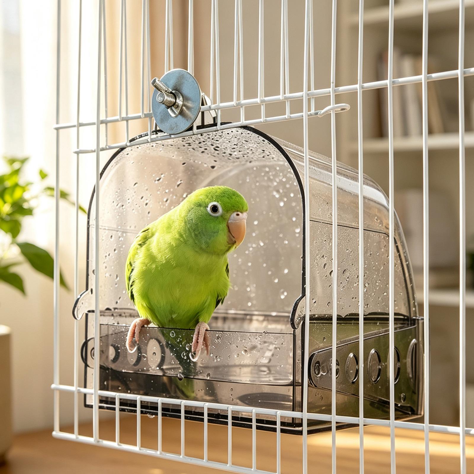 インコ用バス、吊り下げ式、取り外し可能、ポータブルシャワー、 - Home Bath のレビューと価格