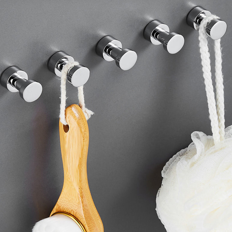 2/3/4/5個真鍮ローブフック防錆タオルフックキー帽子フッ - Home Bathroom Products のレビューと価格