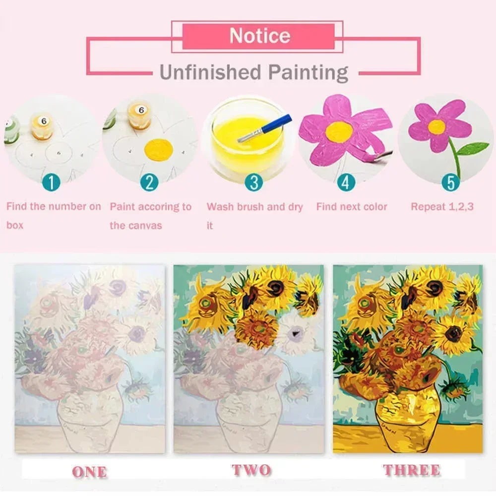 数字で描く油絵キット トイレの壁に描くゼブラ柄 DIY絵画  - Home Bathroom Movie のレビューと価格