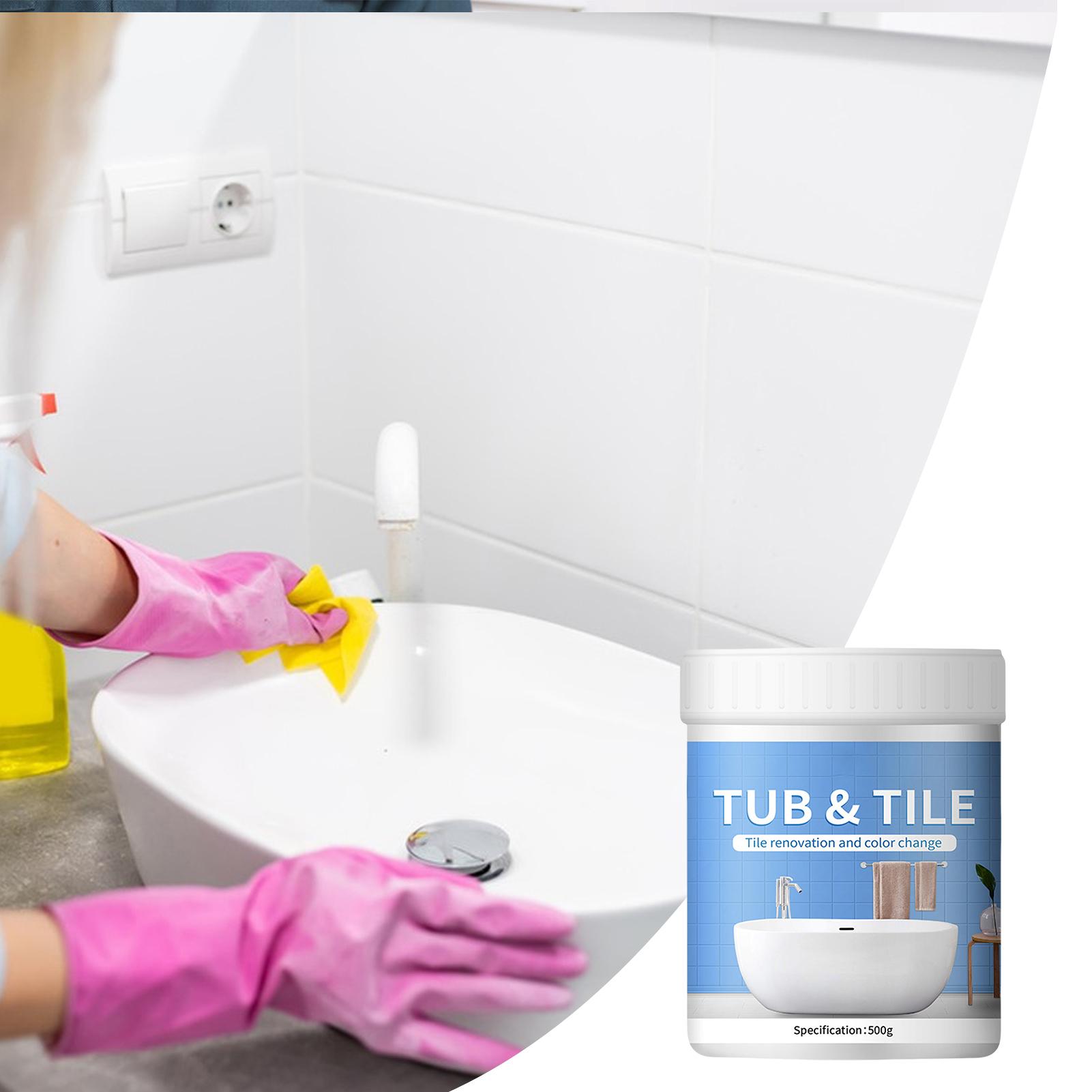 浴室タイルペイントキット 500g 水性速乾性バスリフィニッ - Home Bathroom Tiles のレビューと価格