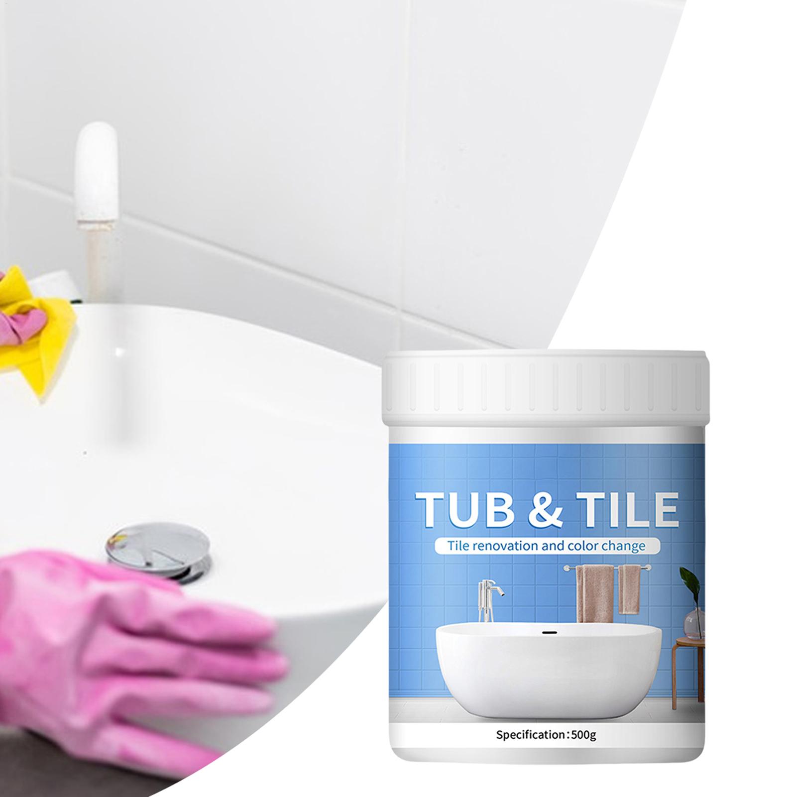 浴室タイルペイントキット 500g 水性速乾性バスリフィニッ - Home Bathroom Tiles のレビューと価格