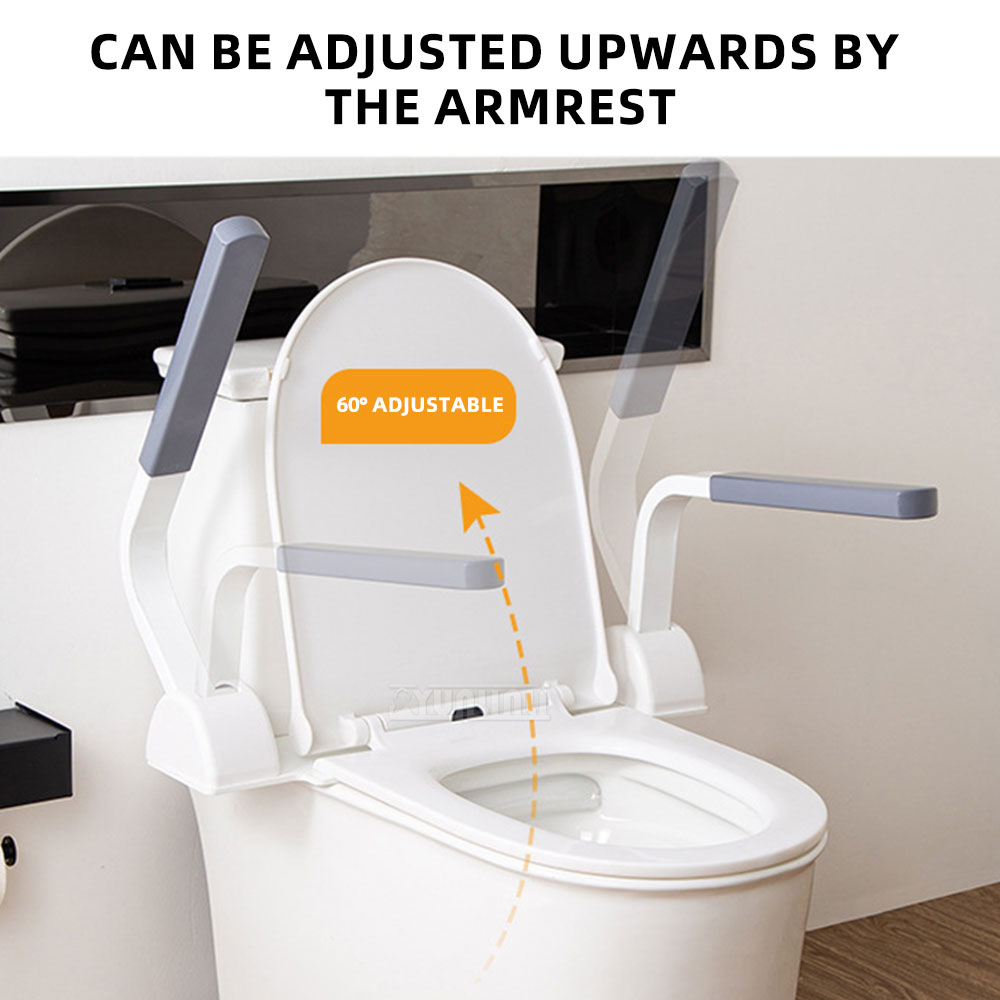 高齢者・障害者用トイレ安全手すり、穴あけ不要、立ち上がり補助 - Home Bathroom Grab Bar のレビューと価格