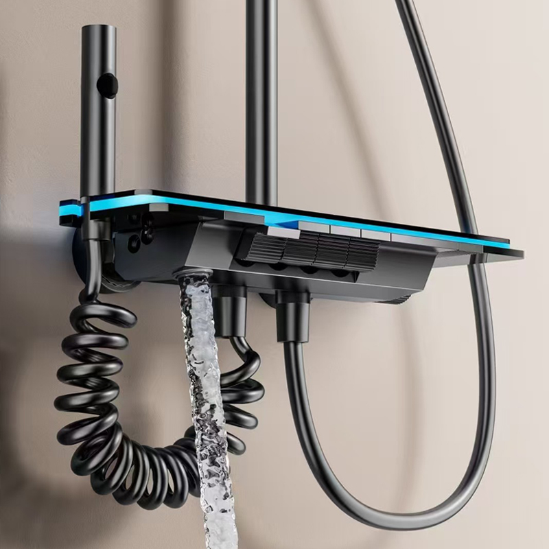 シャワーヘッドセット フル銅製 家庭用 定温スプレーノズル  - Home Bathroom Shower のレビューと価格