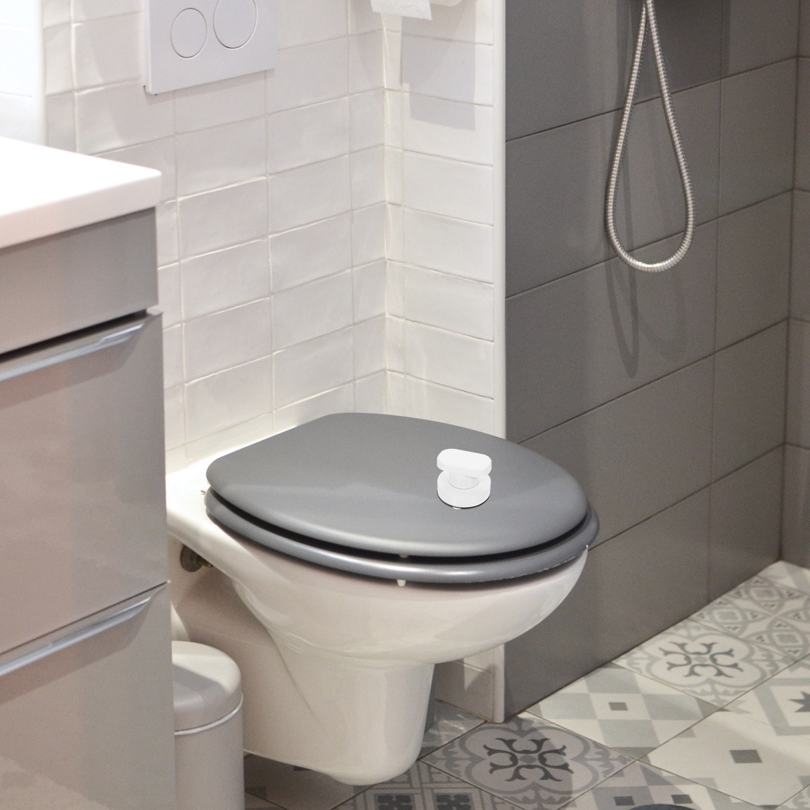超強力吸盤式グラブバー、浴室シャワーガラスドア、壁、キッチン - Home Bathroom Grab Bar のレビューと価格