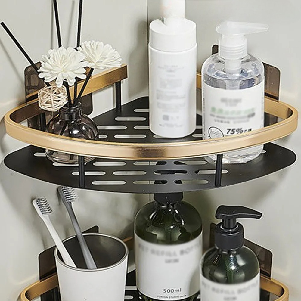 バスルームシェルフ キッチン収納オーガナイザー アルミ合金  - Tiny Home Bathroom Kitchen のレビューと価格